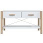 Mobile Porta TV Bianco 82x38x45 cm in Legno Multistrato
