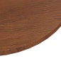 Piano Tavolo Rotondo Marrone Scuro Ø70x1,5 cm Rovere Trattato Piano Tavolo Rotondo Marrone Scuro Ø70x1,5 cm Rovere Trattato