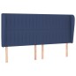 Testiera ad Orecchio Blu 183x23x118/128 cm in Tessuto Testiera ad Orecchio Blu 183x23x118/128 cm in Tessuto