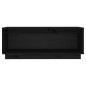 Mobile Porta TV Nero 90x35x35 cm in Legno Massello di Pino Mobile Porta TV Nero 90x35x35 cm in Legno Massello di Pino