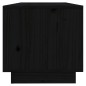 Mobile Porta TV Nero 90x35x35 cm in Legno Massello di Pino Mobile Porta TV Nero 90x35x35 cm in Legno Massello di Pino