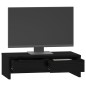 Supporto per Monitor Nero 50x27x15 cm in Legno Massello di Pino Supporto per Monitor Nero 50x27x15 cm in Legno Massello di Pino