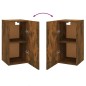 Set di Mobili Porta TV 7 pz Rovere Fumo in Legno Multistrato Set di Mobili Porta TV 7 pz Rovere Fumo in Legno Multistrato