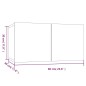 Set di Mobili Porta TV 7 pz Rovere Fumo in Legno Multistrato Set di Mobili Porta TV 7 pz Rovere Fumo in Legno Multistrato