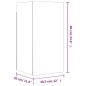 Set di Mobili Porta TV 7 pz Rovere Fumo in Legno Multistrato Set di Mobili Porta TV 7 pz Rovere Fumo in Legno Multistrato