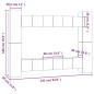 Set Mobili Porta TV 10 pz Rovere Fumo in Legno Multistrato Set Mobili Porta TV 10 pz Rovere Fumo in Legno Multistrato