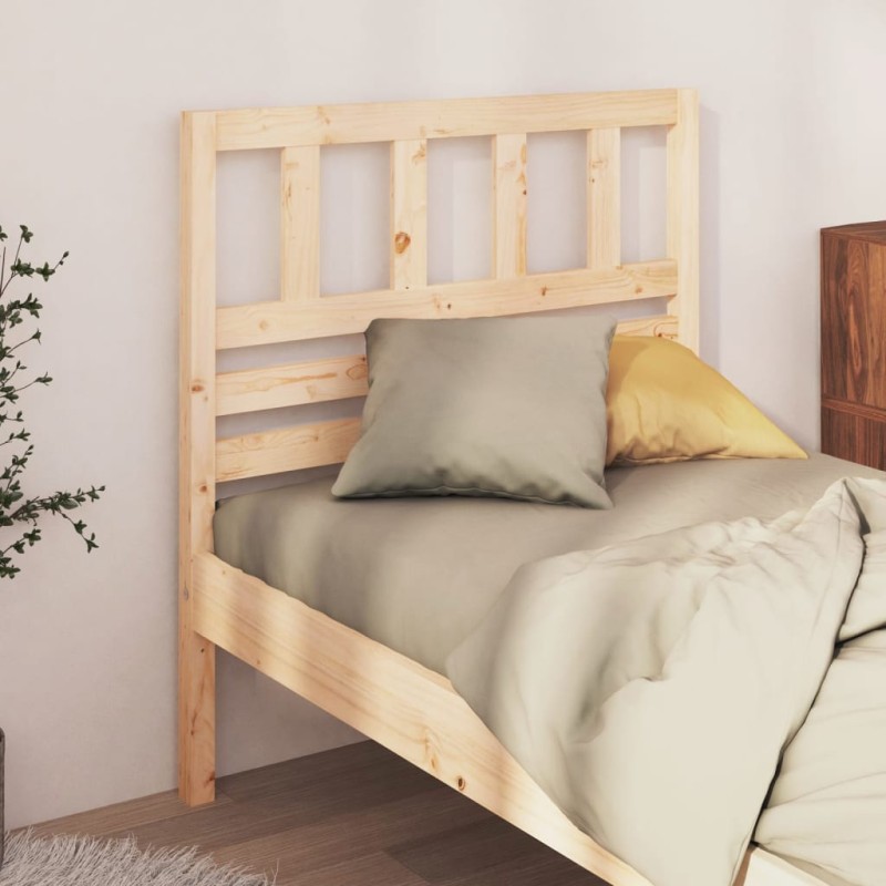 Testiera per Letto 106x4x100 cm in Legno Massello di Pino Testiera per Letto 106x4x100 cm in Legno Massello di Pino