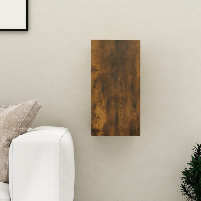 vidaXL Mobile TV Rovere Fumo 30,5x30x60 cm in Legno Ingegnerizzato vidaXL Mobile TV Rovere Fumo 30,5x30x60 cm in Legno Ingegnerizzato