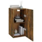 vidaXL Mobile TV Rovere Fumo 30,5x30x60 cm in Legno Ingegnerizzato vidaXL Mobile TV Rovere Fumo 30,5x30x60 cm in Legno Ingegnerizzato