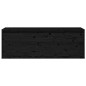 Pensile Nero 100x30x35 cm in Legno Massello di Pino Pensile Nero 100x30x35 cm in Legno Massello di Pino