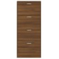 Scarpiera Rovere Marrone 59x17x150 cm in Legno Multistrato Scarpiera Rovere Marrone 59x17x150 cm in Legno Multistrato