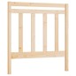 Testiera per Letto 95x4x100 cm in Legno Massello di Pino