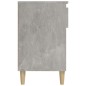 Scarpiera Grigio Cemento 102x36x60 cm in Legno Multistrato