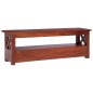 Mobile Porta TV Marrone 115x30x40cm in Legno Massello di Mogano Mobile Porta TV Marrone 115x30x40cm in Legno Massello di Mogano