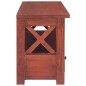 Mobile Porta TV Marrone 115x30x40cm in Legno Massello di Mogano Mobile Porta TV Marrone 115x30x40cm in Legno Massello di Mogano
