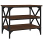 Tavolino Rovere Marrone 55x38x45 cm in Legno Multistrato Tavolino Rovere Marrone 55x38x45 cm in Legno Multistrato