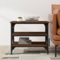 Tavolino Rovere Marrone 55x38x45 cm in Legno Multistrato Tavolino Rovere Marrone 55x38x45 cm in Legno Multistrato