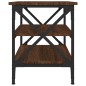 Tavolino Rovere Marrone 55x38x45 cm in Legno Multistrato Tavolino Rovere Marrone 55x38x45 cm in Legno Multistrato