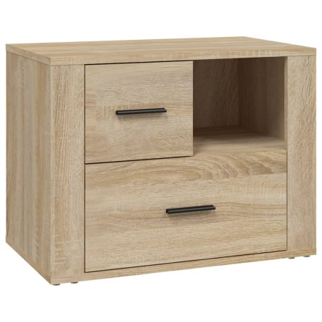 vidaXL Comodino Rovere Sonoma 60x36x45 cm in Legno Multistrato