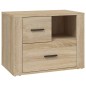 vidaXL Comodino Rovere Sonoma 60x36x45 cm in Legno Multistrato