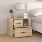 vidaXL Comodino Rovere Sonoma 60x36x45 cm in Legno Multistrato