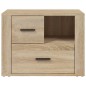 vidaXL Comodino Rovere Sonoma 60x36x45 cm in Legno Multistrato