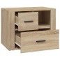 vidaXL Comodino Rovere Sonoma 60x36x45 cm in Legno Multistrato
