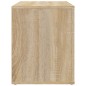 vidaXL Comodino Rovere Sonoma 60x36x45 cm in Legno Multistrato