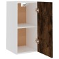 Mobile Pensile Rovere Fumo 29,5x31x60 cm in Legno Multistrato Mobile Pensile Rovere Fumo 29,5x31x60 cm in Legno Multistrato