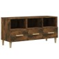 Mobile TV Rovere Fumo 102x36x50 cm in Legno Multistrato Mobile TV Rovere Fumo 102x36x50 cm in Legno Multistrato