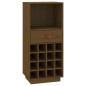 Portabottiglie Miele 45x34x100 cm in Legno Massello di Pino Portabottiglie Miele 45x34x100 cm in Legno Massello di Pino