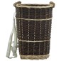 Cesta per Legna con Spallacci 44,5x37x50cm Salice Naturale Cesta per Legna con Spallacci 44,5x37x50cm Salice Naturale
