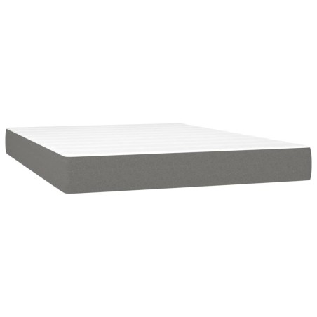 vidaXL Materasso a Molle Insacchettate Grigio Scuro 140x200x20 cm