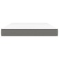 vidaXL Materasso a Molle Insacchettate Grigio Scuro 140x200x20 cm vidaXL Materasso a Molle Insacchettate Grigio Scuro 140x200x20 cm
