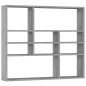 Mensola a Muro Grigio Sonoma 90x16x78 cm in Legno Multistrato Mensola a Muro Grigio Sonoma 90x16x78 cm in Legno Multistrato