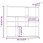 Mensola a Muro Grigio Sonoma 90x16x78 cm in Legno Multistrato Mensola a Muro Grigio Sonoma 90x16x78 cm in Legno Multistrato