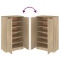 Scarpiera Rovere Sonoma 59x35x100 cm in Legno Multistrato