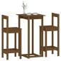 Set da Bar 3 pz Miele in Legno Massello di Pino Set da Bar 3 pz Miele in Legno Massello di Pino