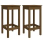 Set da Bar 3 pz Miele in Legno Massello di Pino Set da Bar 3 pz Miele in Legno Massello di Pino