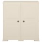 Armadietto in Plastica 79x43x85,5 cm Effetto Legno Vaniglia Armadietto in Plastica 79x43x85,5 cm Effetto Legno Vaniglia