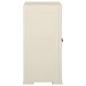 Armadietto in Plastica 79x43x85,5 cm Effetto Legno Vaniglia Armadietto in Plastica 79x43x85,5 cm Effetto Legno Vaniglia