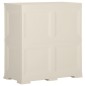 Armadietto in Plastica 79x43x85,5 cm Effetto Legno Vaniglia Armadietto in Plastica 79x43x85,5 cm Effetto Legno Vaniglia