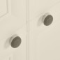 Armadietto in Plastica 79x43x85,5 cm Effetto Legno Vaniglia Armadietto in Plastica 79x43x85,5 cm Effetto Legno Vaniglia