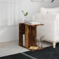 Tavolino da Salotto Rovere Fumo 50x30x50cm Legno Multistrato Tavolino da Salotto Rovere Fumo 50x30x50cm Legno Multistrato