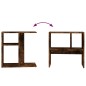Tavolino da Salotto Rovere Fumo 50x30x50cm Legno Multistrato Tavolino da Salotto Rovere Fumo 50x30x50cm Legno Multistrato