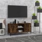 Mobile TV con Gambe in Metallo Rovere Fumo 103,5x35x50 cm Mobile TV con Gambe in Metallo Rovere Fumo 103,5x35x50 cm