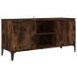 Mobile TV con Gambe in Metallo Rovere Fumo 103,5x35x50 cm Mobile TV con Gambe in Metallo Rovere Fumo 103,5x35x50 cm