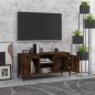 Mobile TV con Gambe in Metallo Rovere Fumo 103,5x35x50 cm Mobile TV con Gambe in Metallo Rovere Fumo 103,5x35x50 cm