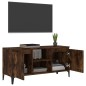Mobile TV con Gambe in Metallo Rovere Fumo 103,5x35x50 cm Mobile TV con Gambe in Metallo Rovere Fumo 103,5x35x50 cm