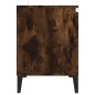 Mobile TV con Gambe in Metallo Rovere Fumo 103,5x35x50 cm Mobile TV con Gambe in Metallo Rovere Fumo 103,5x35x50 cm